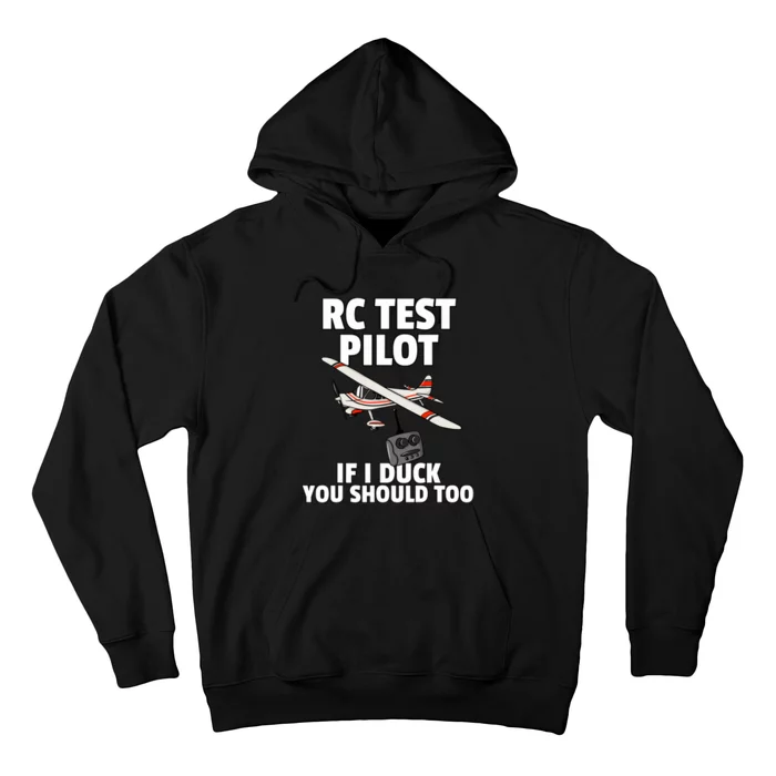 Rc Test Pilot Gift For Rc Plane Model Airplane Lover Hoodie