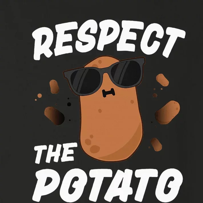 Respect The Potato Funny Vegetable Toddler Long Sleeve Shirt