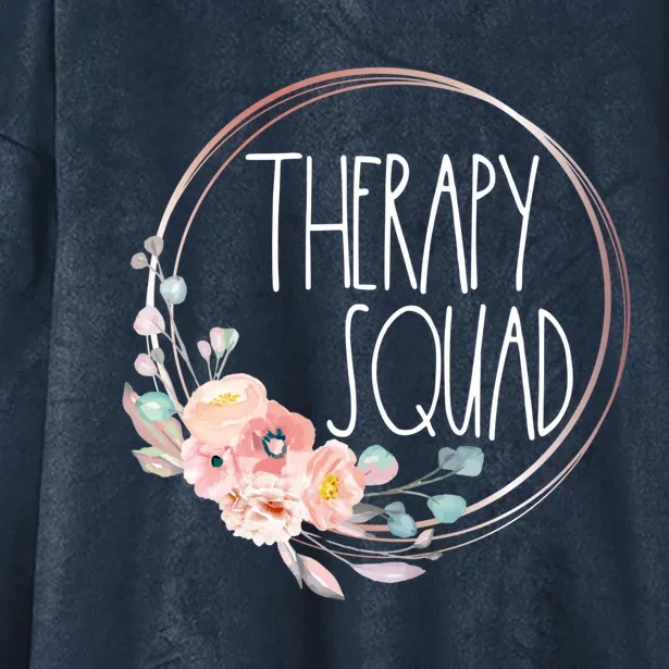 Rehab Team Physical Therapist Occupational Speech Squad Cute Gift Hooded Wearable Blanket