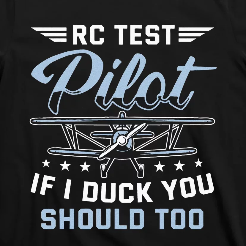 RC Test Pilot Model Airplane Pilot model flight Rc Airplane T-Shirt