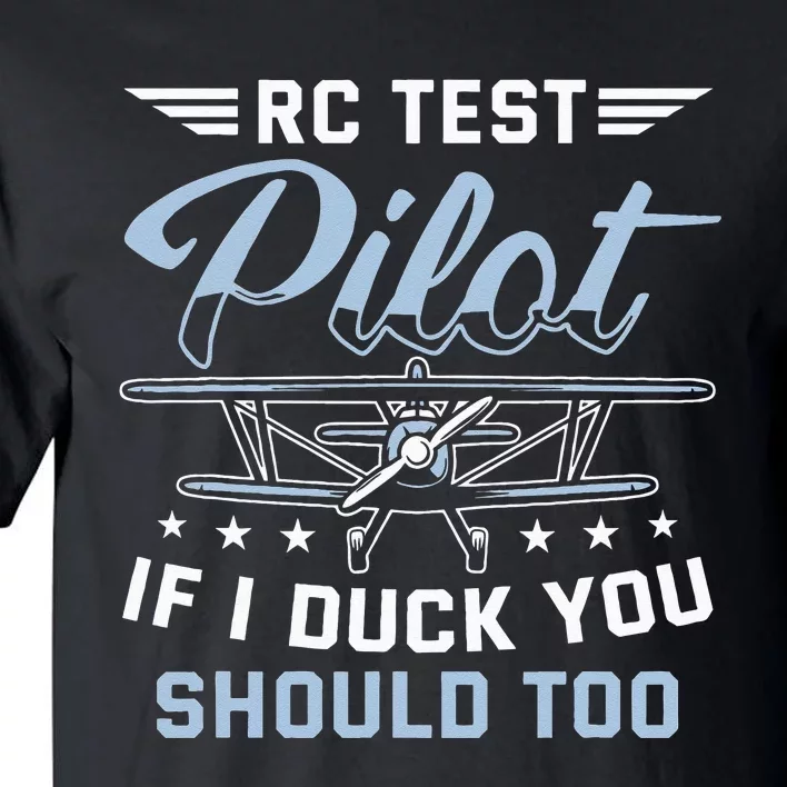 RC Test Pilot Model Airplane Pilot model flight Rc Airplane Tall T-Shirt