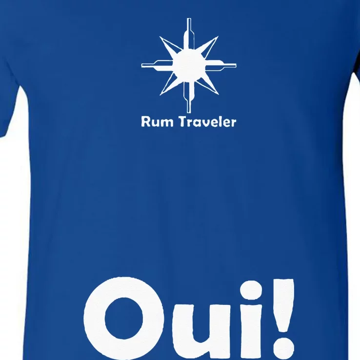 Rum Traveler Parlezvous Rhum V-Neck T-Shirt