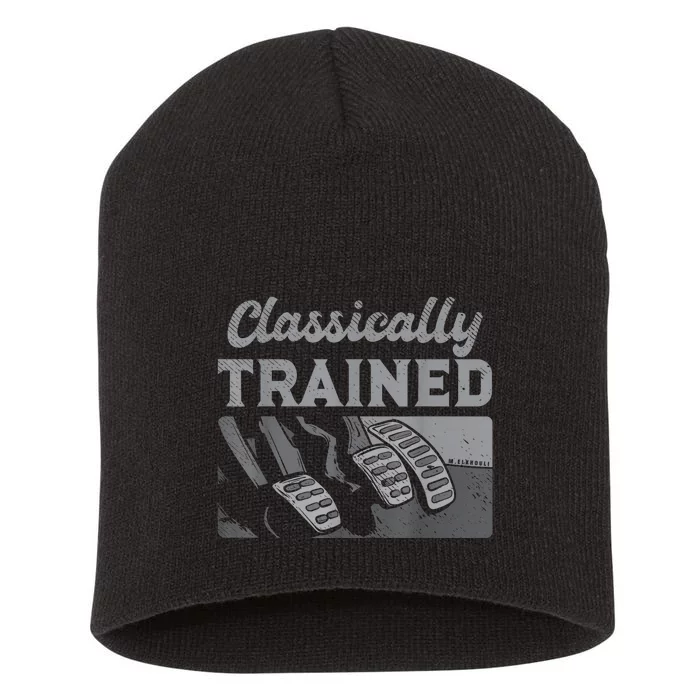 Racing Three Pedals Classically Trained Manual Transmission Short Acrylic Beanie