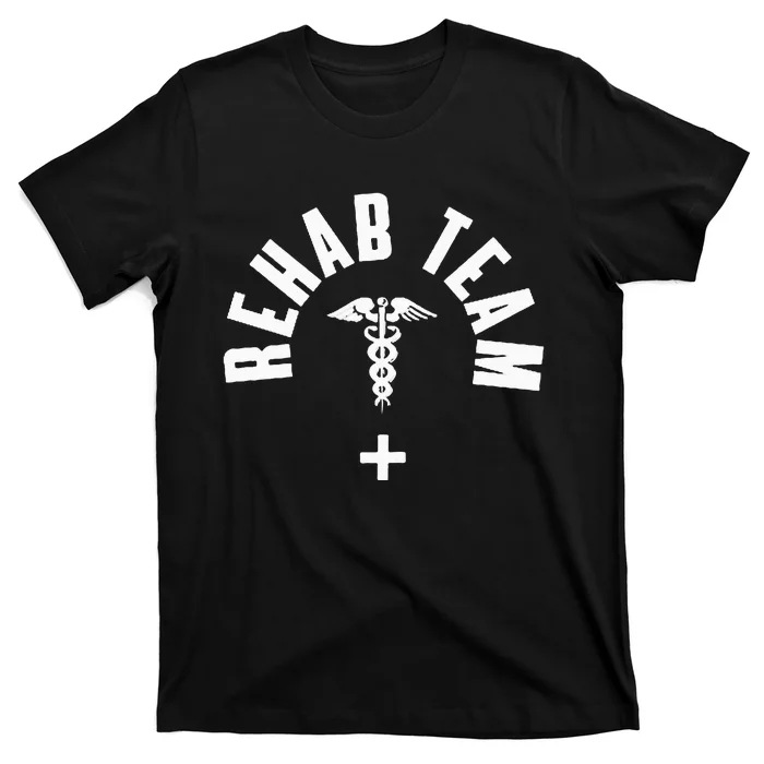 Rehab Team Pocket Outfit Physical Therapy Month T-Shirt