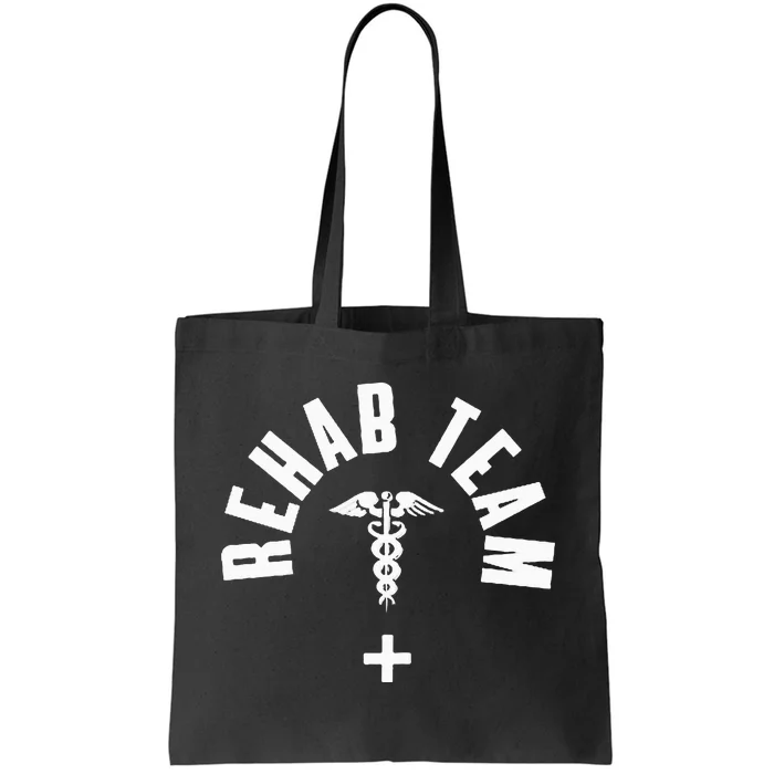 Rehab Team Pocket Outfit Physical Therapy Month Tote Bag