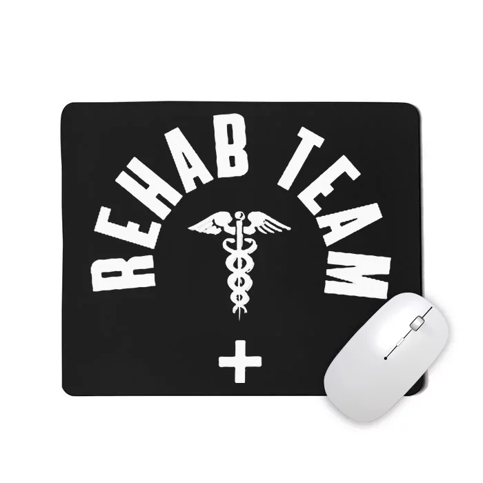 Rehab Team Pocket Outfit Physical Therapy Month Mousepad