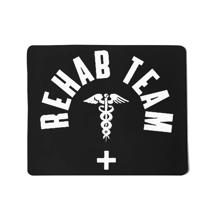 Rehab Team Pocket Outfit Physical Therapy Month Mousepad