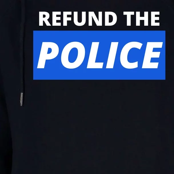 Refund The Police Womens Funnel Neck Pullover Hood