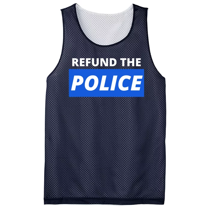 Refund The Police Mesh Reversible Basketball Jersey Tank