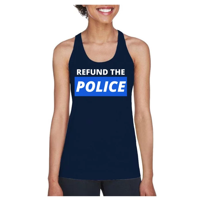 Refund The Police Women's Racerback Tank