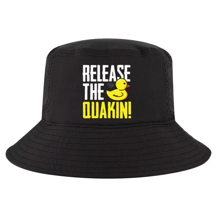 Release The Quackin! Graphic Rubber Duck Funny Cool Comfort Performance Bucket Hat