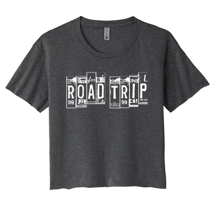 Road Trip Women's Crop Top Tee