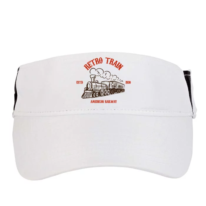 Retro Trains Adult Drive Performance Visor