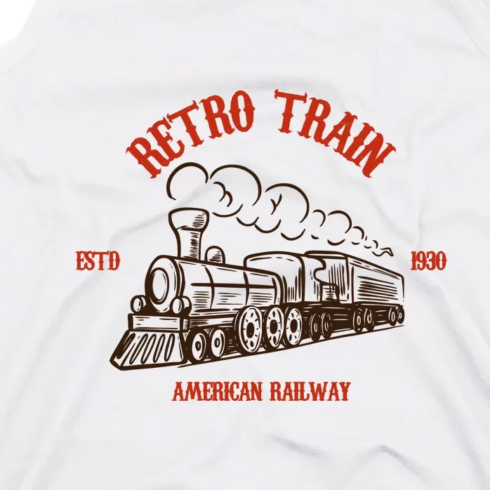 Retro Trains Tank Top