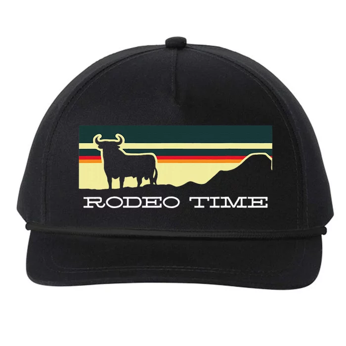 Rodeo Time Snapback Five-Panel Rope Hat