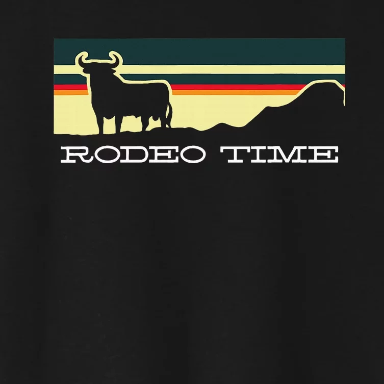 Rodeo Time Women's Crop Top Tee