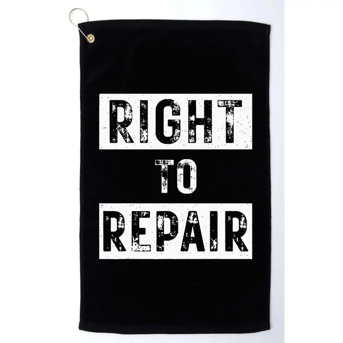 Right to Repair Platinum Collection Golf Towel