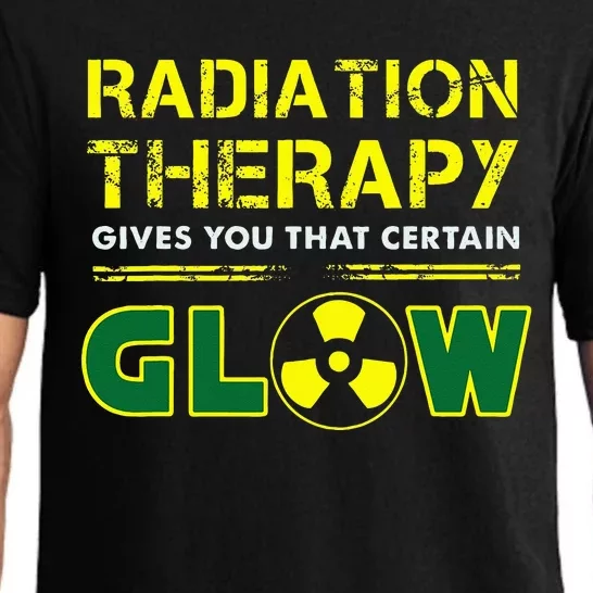 Radiation Therapy Radiation Therapist Funny Cancer Fighter Pajama Set