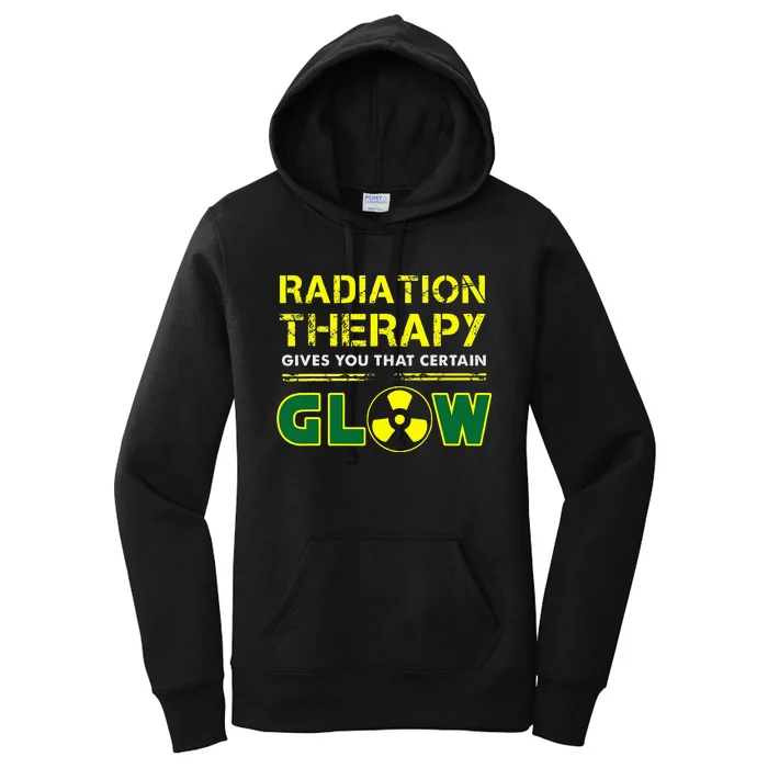 Radiation Therapy Radiation Therapist Funny Cancer Fighter Women's Pullover Hoodie