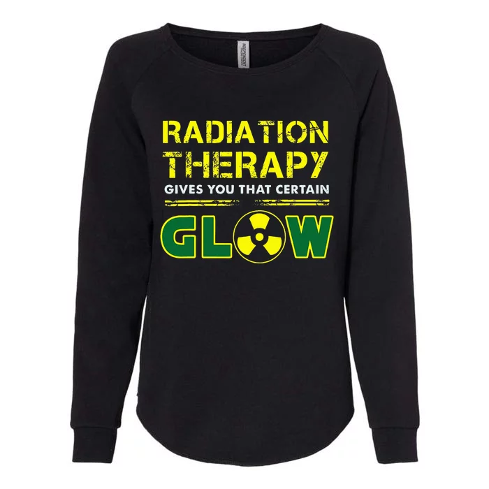 Radiation Therapy Radiation Therapist Funny Cancer Fighter Womens California Wash Sweatshirt