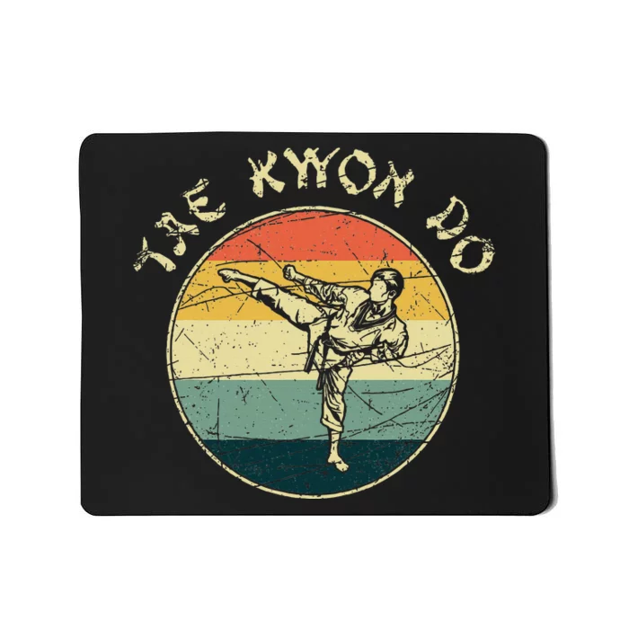 Retro Taekwondo Mousepad