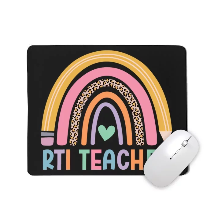 Rti Teacher Rainbow Back To School Mousepad