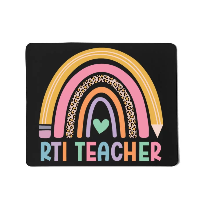 Rti Teacher Rainbow Back To School Mousepad