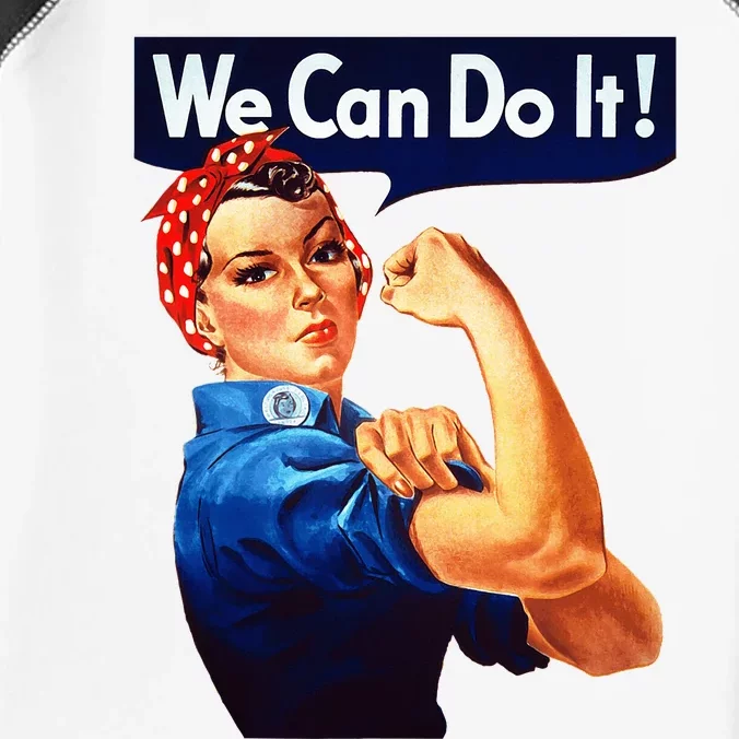 Rosie The Riveter Poster We Can Do It Feminist Retro Infant Baby Jersey Bodysuit