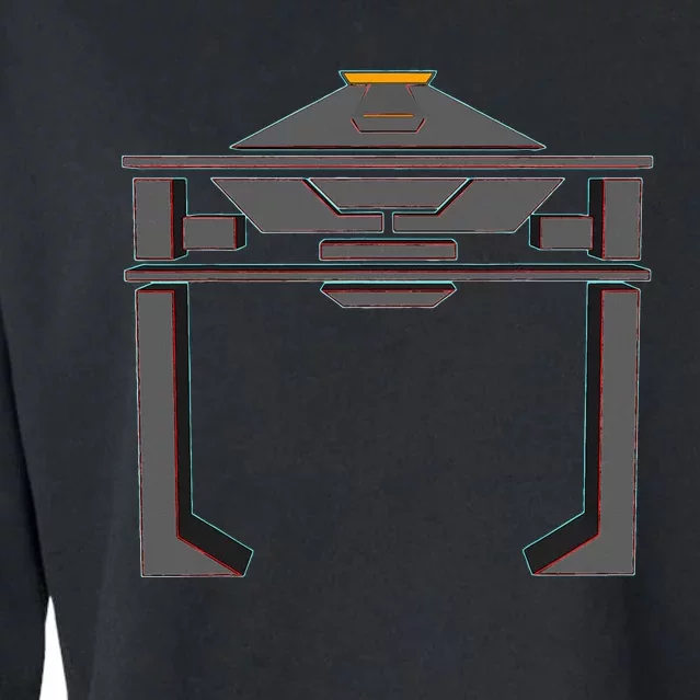 Recognizer Tron Cropped Pullover Crew