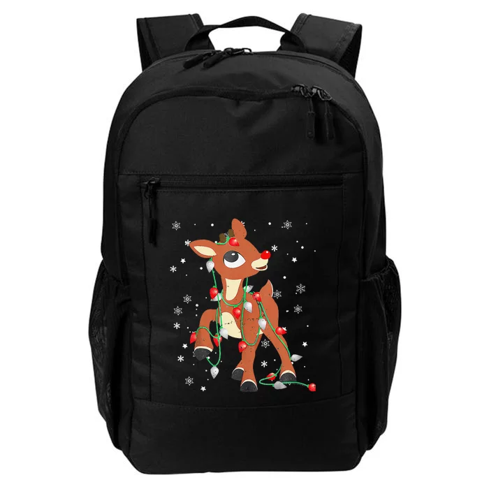 Rudolph The Red Nose Reindeer For And Christmas Fan Daily Commute Backpack