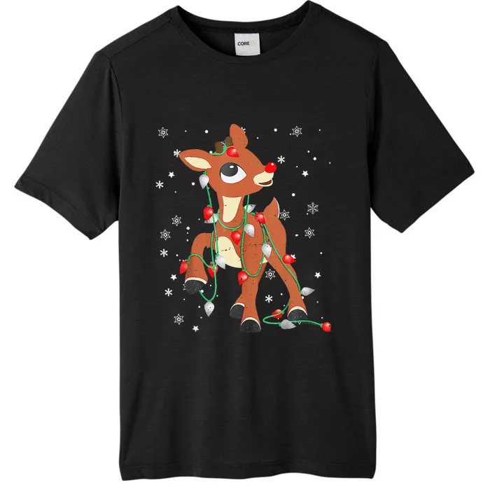 Rudolph The Red Nose Reindeer For And Christmas Fan ChromaSoft Performance T-Shirt