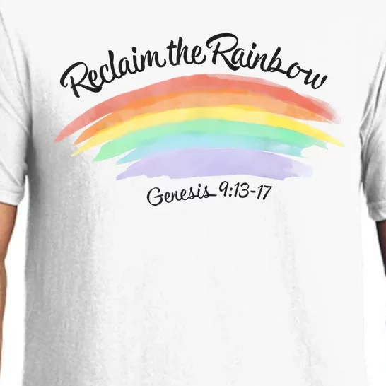 Reclaim The Rainbow 9.13 17 Bible Verse Christian Pajama Set