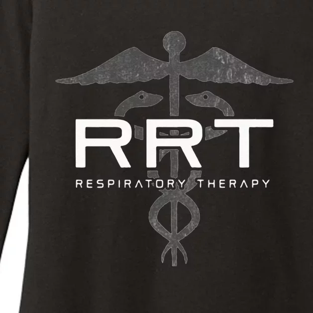 Respiratory Therapy RRT Front Back Respiratory Care Womens CVC Long Sleeve Shirt