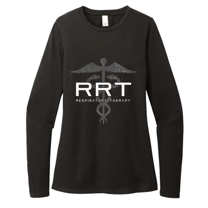 Respiratory Therapy RRT Front Back Respiratory Care Womens CVC Long Sleeve Shirt