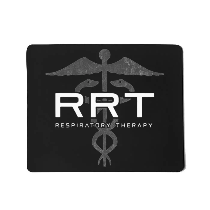 Respiratory Therapy RRT Front Back Respiratory Care Mousepad