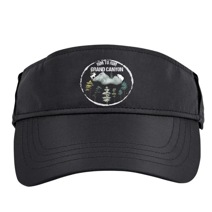 Rim To Rim R2R 2022 Grand Canyon National Park Arizona Travel Lover Camping Adult Drive Performance Visor