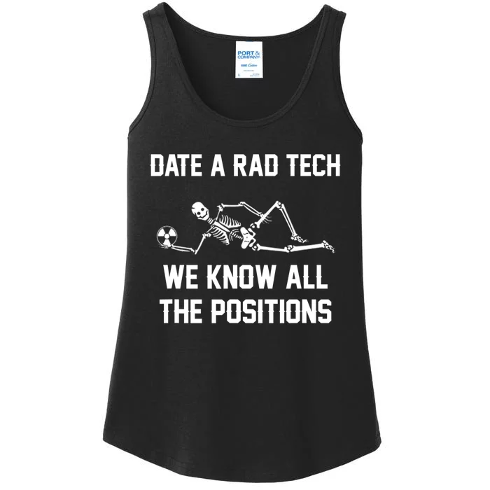 Radiology Technician Rad Tech X Ray Funny Date A Rad Tech Ladies Essential Tank