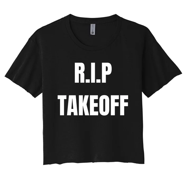 RIP Takeoff Women's Crop Top Tee