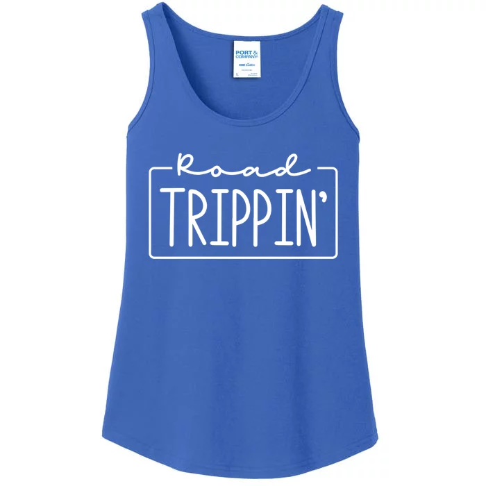 Road Trippin Road Trip Travel Road Tripping Trip Meaningful Gift Ladies Essential Tank