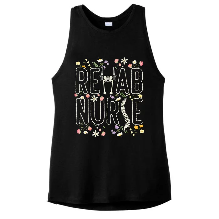 Rehab Technician Rehab Nurse Ladies Tri-Blend Wicking Tank