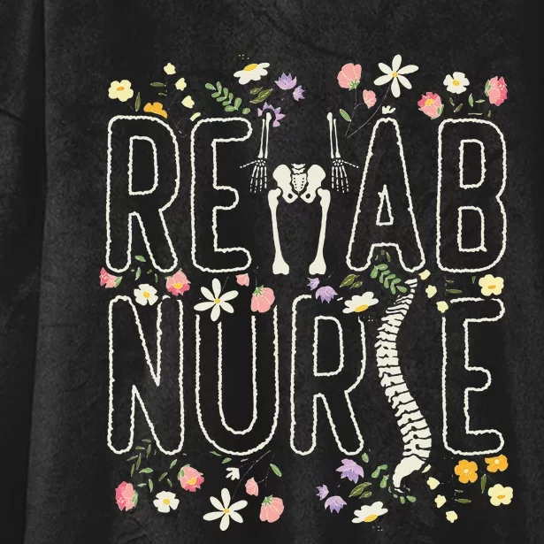 Rehab Technician Rehab Nurse Hooded Wearable Blanket