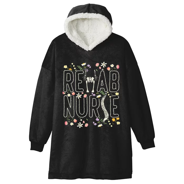 Rehab Technician Rehab Nurse Hooded Wearable Blanket