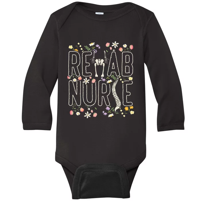 Rehab Technician Rehab Nurse Baby Long Sleeve Bodysuit