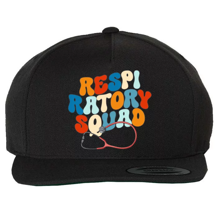 Respiratory Therapist Respiratory Squad Wool Snapback Cap