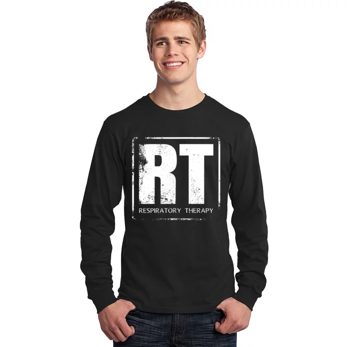 Respiratory Therapy RT FrontBack Respiratory Care Long Sleeve Shirt