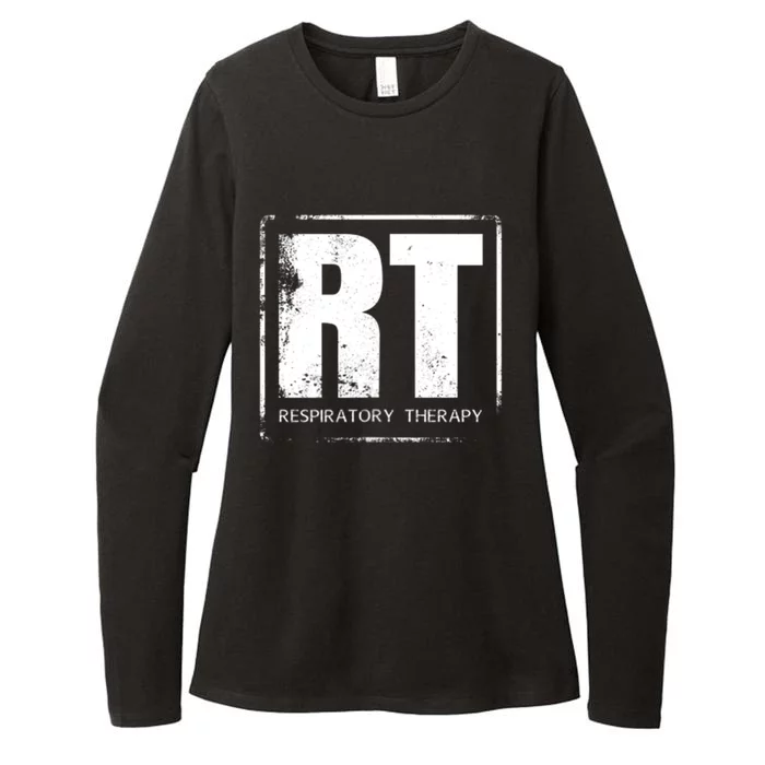 Respiratory Therapy RT FrontBack Respiratory Care Womens CVC Long Sleeve Shirt