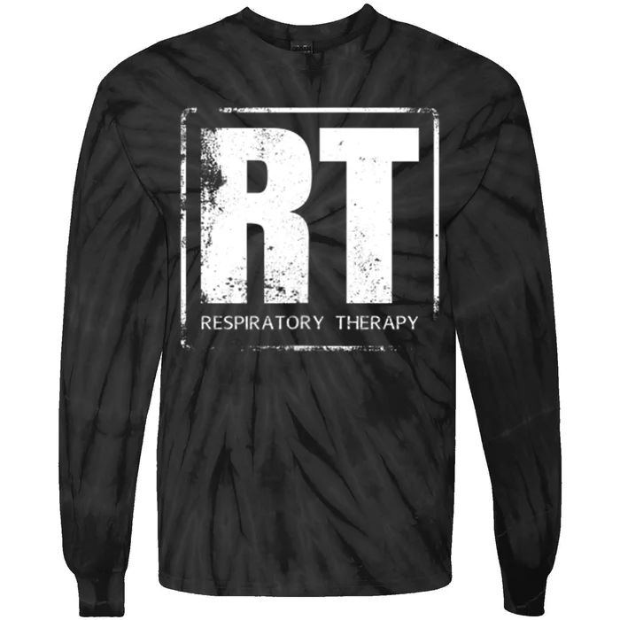 Respiratory Therapy RT FrontBack Respiratory Care Tie-Dye Long Sleeve Shirt