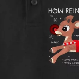 Rudolph the RedNosed Reindeer  Reindeer Rudolph  Rudolph Dry Zone Grid Performance Polo