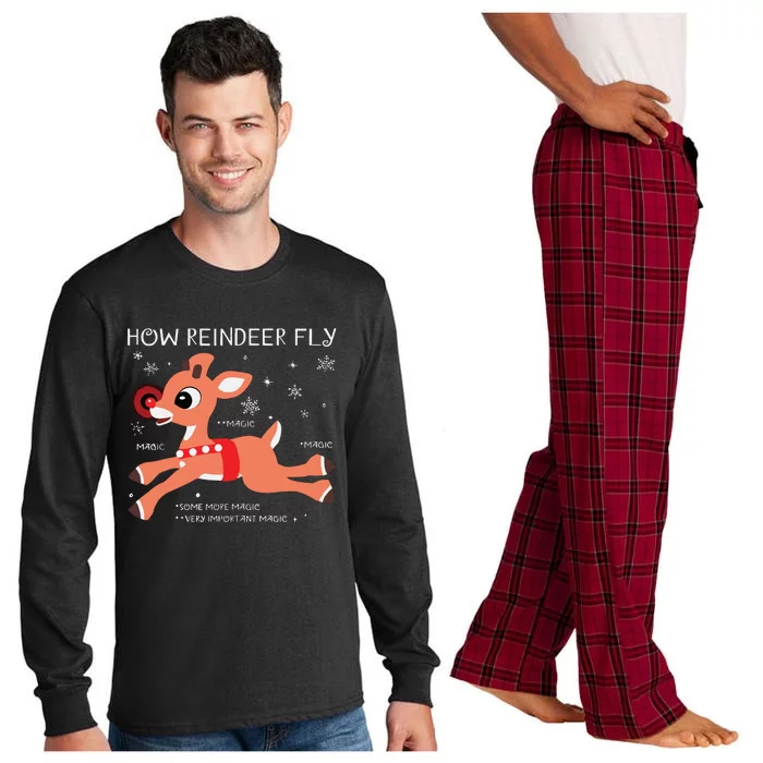 Rudolph The Rednosed Reindeer Reindeer Rudolph Rudolph Long Sleeve Pajama Set