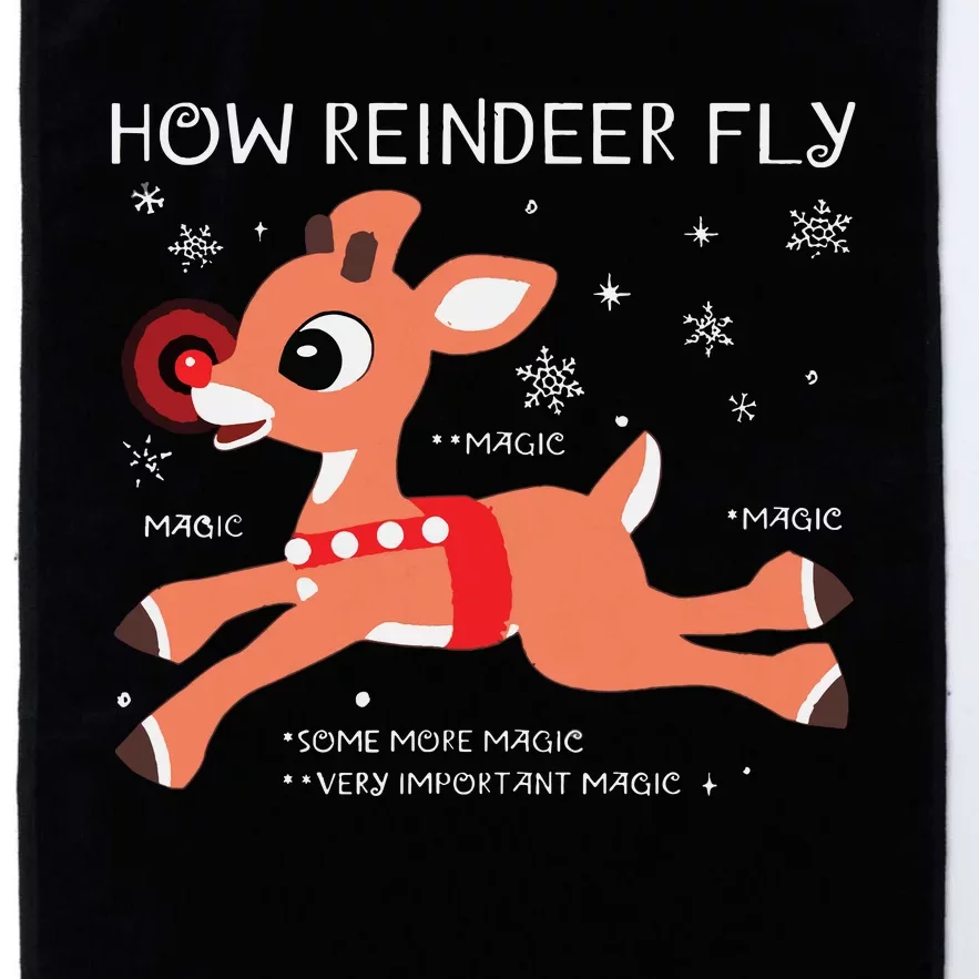 Rudolph The Rednosed Reindeer Reindeer Rudolph Rudolph Platinum Collection Golf Towel